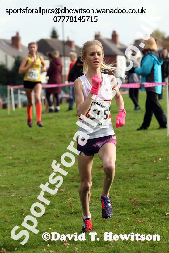Womens under-17s Northern Cross Country Relays, Graves Park, Sheffield. Photo: David T. Hewitson/Sports for All Pics